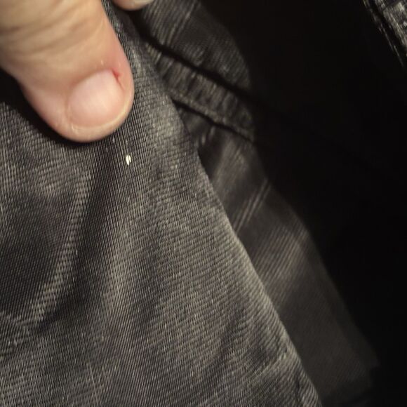 Southpole Women's M VTG Y2K Hooded Puffer Bomber Jacket Fur Trim Black Hip Hop - Picture 16 of 16